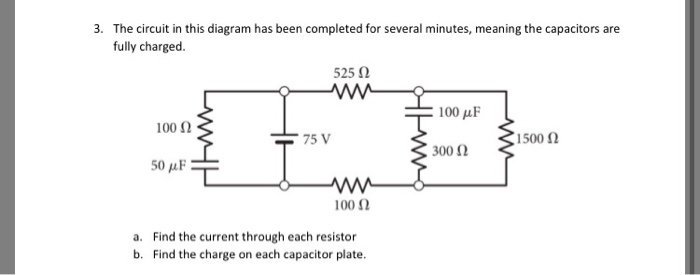 Solved The Circuit In This Diagram Has Been Completed For Chegg Com