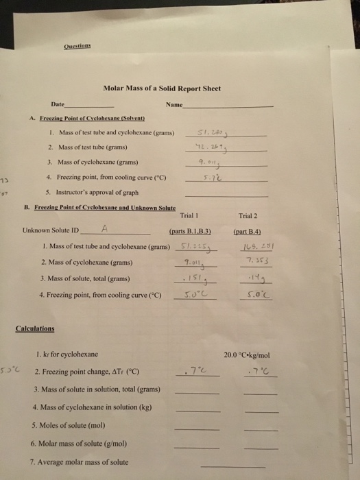 Molar Mass Of Argon