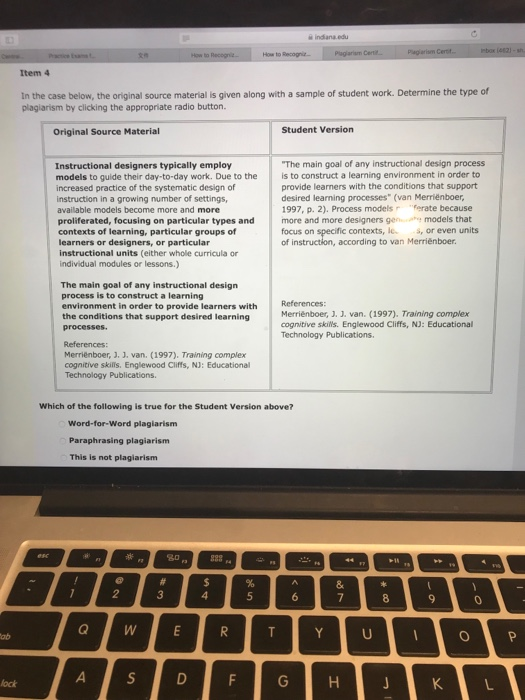 Ind Ana Edu Acy Notice Ir You Pass A Test Unique Chegg 