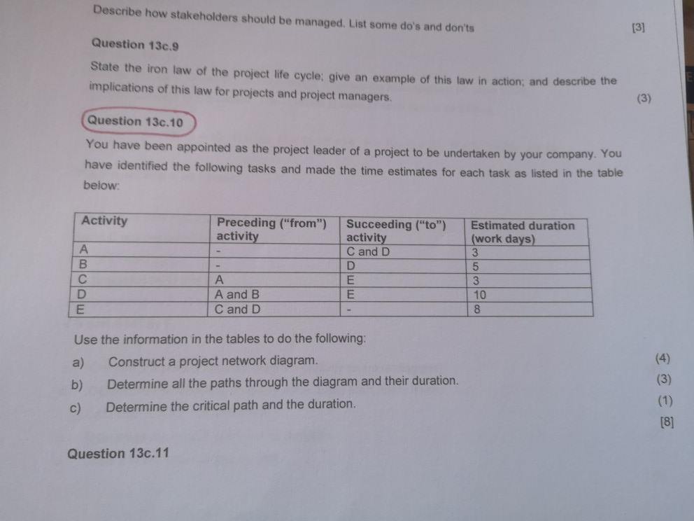 Engineering For ... Busy Preparations With Ma Exam I\u0027m Solved: