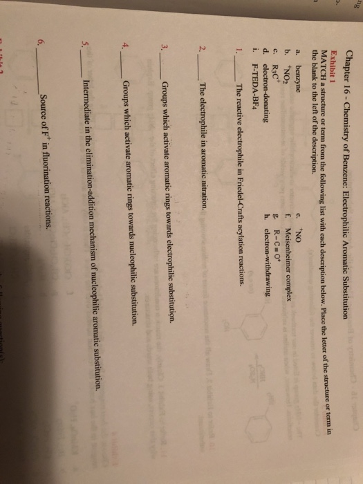 Solved: Chapter 16-Chemistry Of Benzene: Electrophilic Aro ...