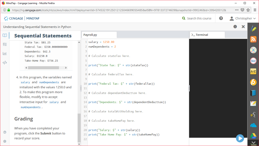 Solved: In This Lab, You Complete The Python Program That ... | Chegg.com