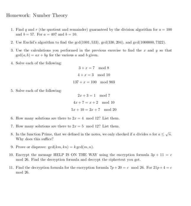 how do you do division in mod 26