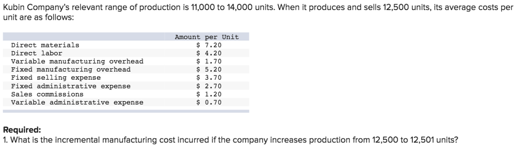 Solved 2 What Is The Incremental Cost Incurred If The Co Chegg Com