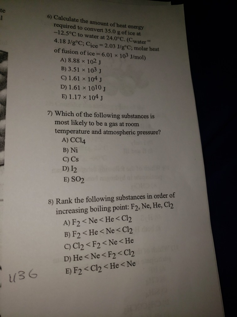 SOLVED: 1.Convert 35C to F 2.Determine the amount of heat needed