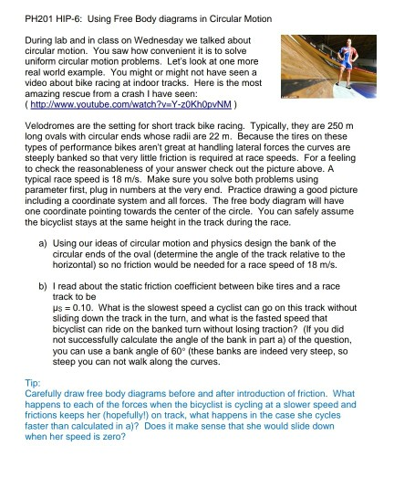 solved uniform circular motion problems physics