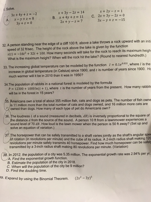 1 A Find The Equation Of The Circle Which Contains Chegg Com