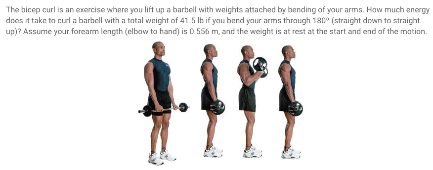 barbell with weights attached