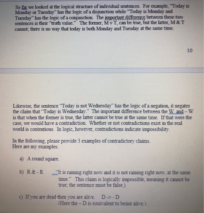 Solved So Far We Looked At The Logical Structure Of Indiv