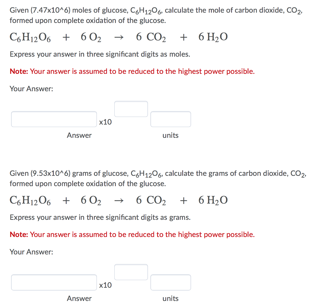 Solved Given 7 47x10a6 Moles Of Glucose C6h1206 Chegg Com Solved Given 7 47x10a6 Moles Of Glucose C6h1206 Chegg Com