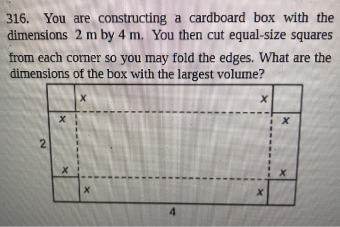 Solved We are constructing a box from a piece of legal