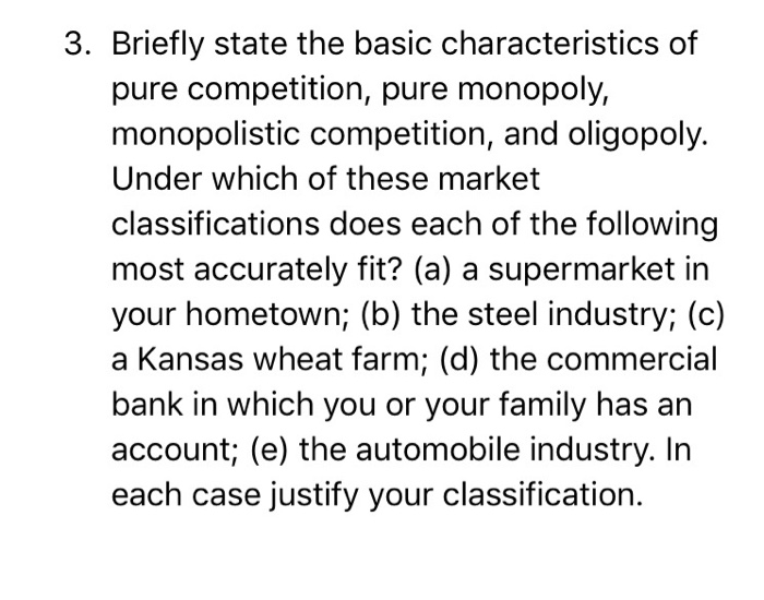 characteristics oligopoly competition