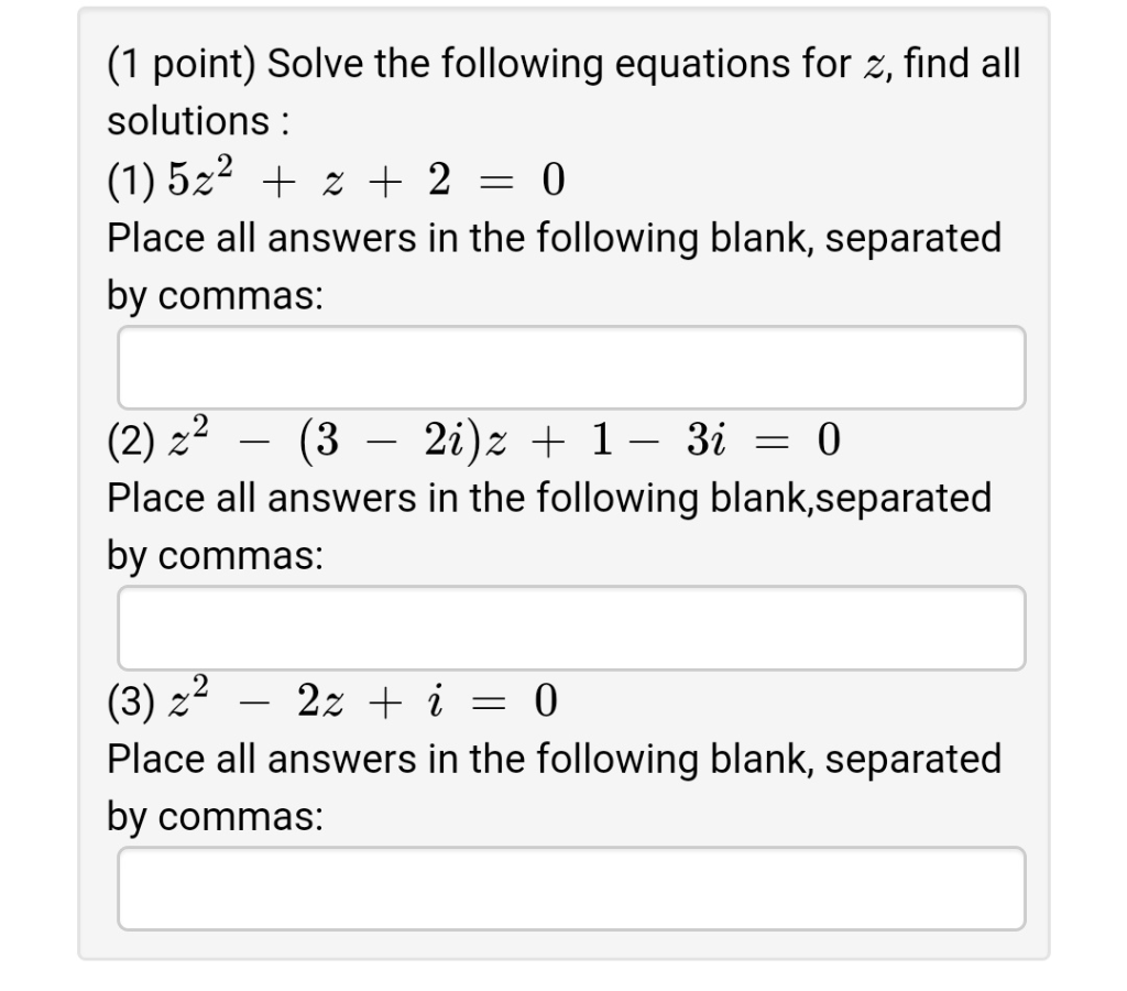 2 Answers from Z