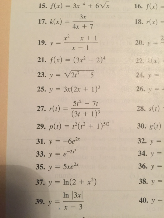 15 F X 3x 4 6vr 16 F X 3x 17 Kx 4x 7 18 Chegg Com