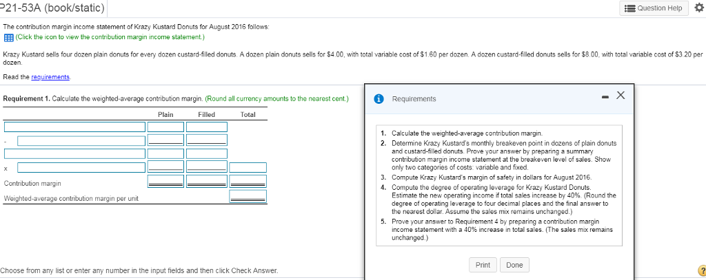 Solved P21 53a Book Static Question Help The Contributi - 