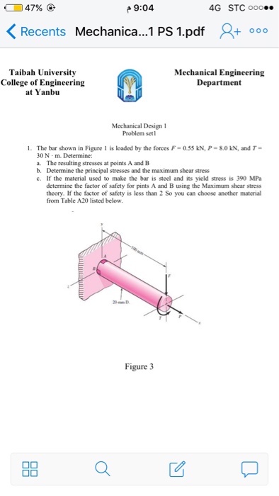 Solved Mechanical Engineering Department Subject: INTERNAL