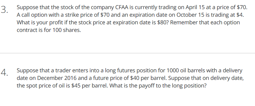Solved Suppose That The Stock Of Company Cfaa Is Curr Solved Suppose That The Stock Of Company Cfaa Is Curr