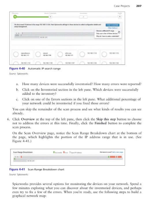 Solved Case Project 4 2 Download And Use Spiceworks Earlier Chegg Com