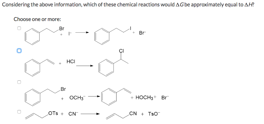 Solved Changing The Temperature Of A Reaction System Can Chegg Com