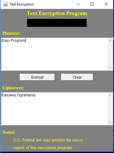 Java Gui Application Example