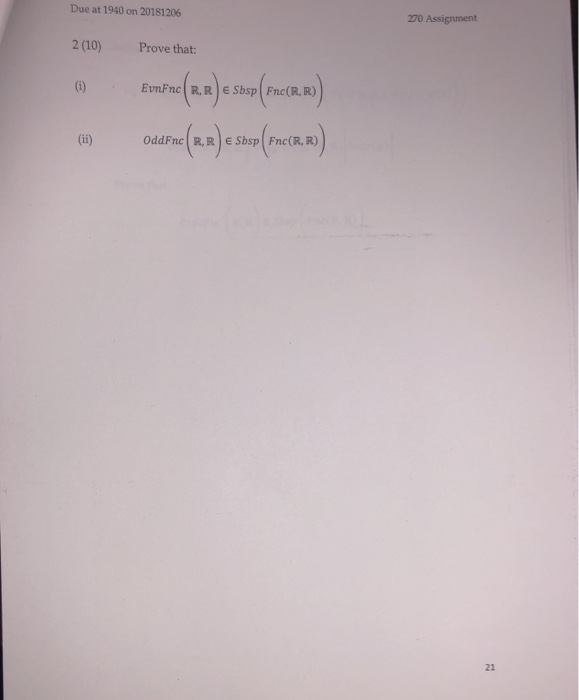 Solved Due At 1940 On 20181 206 270 Assignment 2 10 Pro Chegg Com