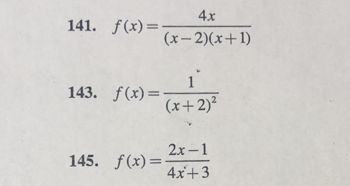 Solved Section 35 Rational Functions Graphs Applicatio