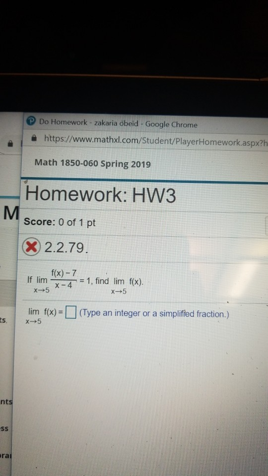 Solved Do Homework Zakaria Obeid Google Chrome A Http Chegg Com