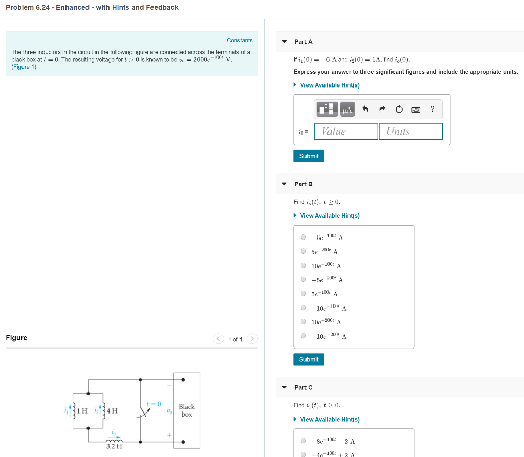 Solved Problem 6 24 Enhanced With Hints And Feedback P Chegg Com