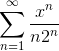 sum_{n=1}^{infty }frac{x^n}{n2^n}
