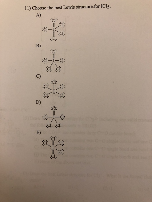 Solved: 4) Which Molecule Contains The Most Polar Bonds? 4 ...