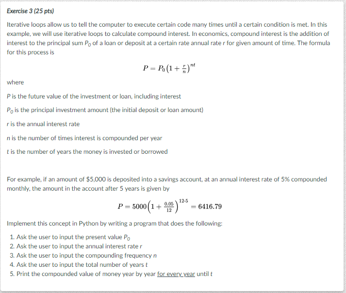 Solved Exercise 3 25 Pts Example We Will Use Iterative Chegg Com