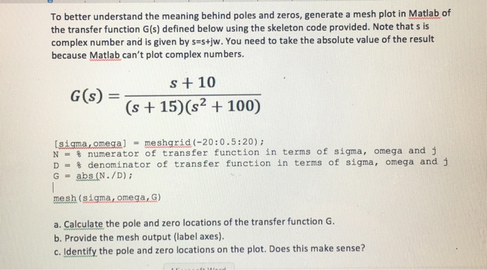 Solved: To Better Understand The Meaning Behind Poles And ...