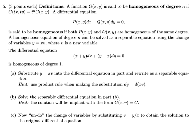 Solved 5 3 Points Each Definitions A Function G X Y Chegg Com