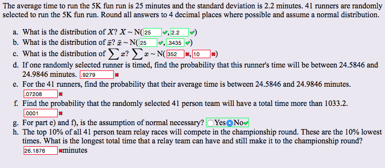 Solved average to run the 5K fun run 25 minutes |