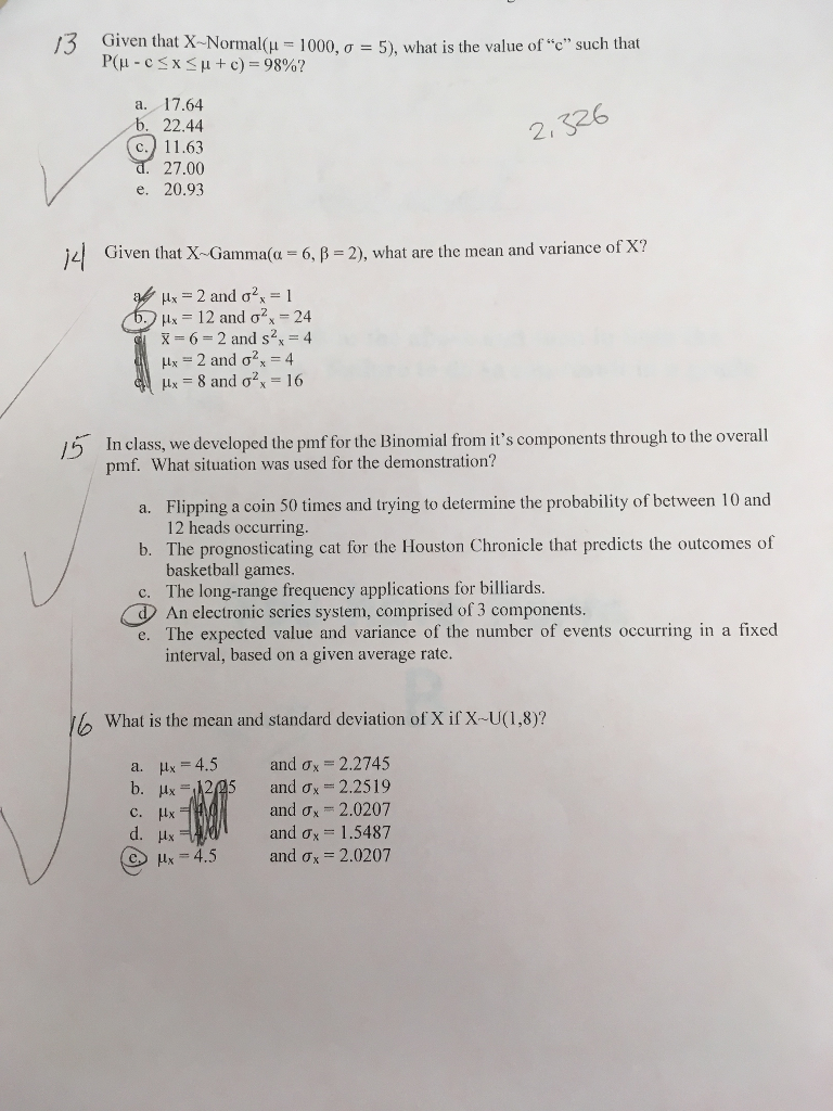 Solved 3 Given That X Normal M 1000 S 5 What Is The Va Chegg Com