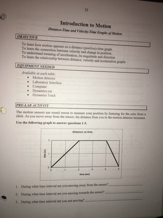 Homework introduction to motion distance (position)-time graphs picture