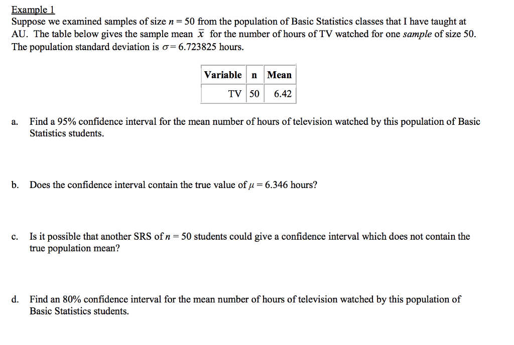 Mean In Statistics