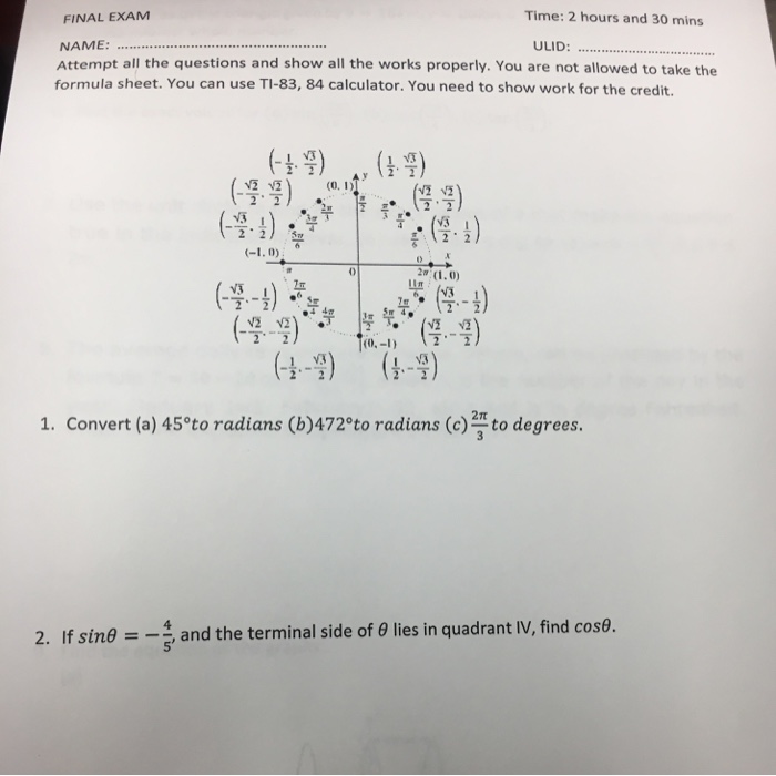 All All The Questions ... The Show Attempt P And Works Solved: