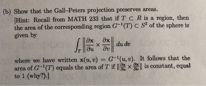 Solved 7 Let Be The Sphere With Center The Origin And R Chegg Com