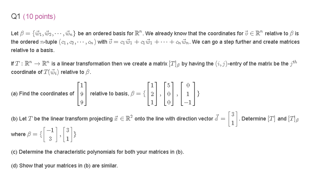 Solved Hello For Question 1 I Would Like Solutions To Pa Chegg Com