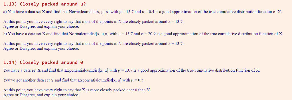 Solved The Data Set X Is The Time From Manufacturing Unt Chegg Com