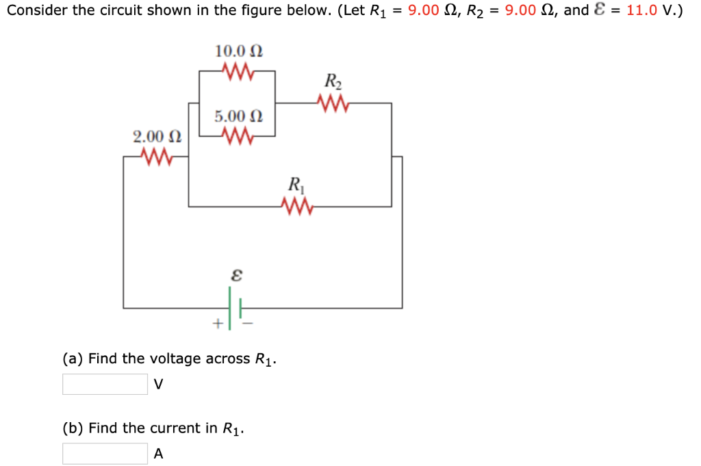 Solved Consider The Circuit Shown In The Figure Below. (L