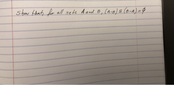 . Showthnt.fr all sets A and B, (A-B)S (6-A)