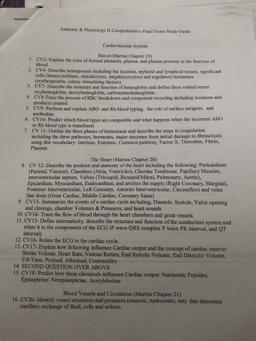 Martini Study Guide Anatomy