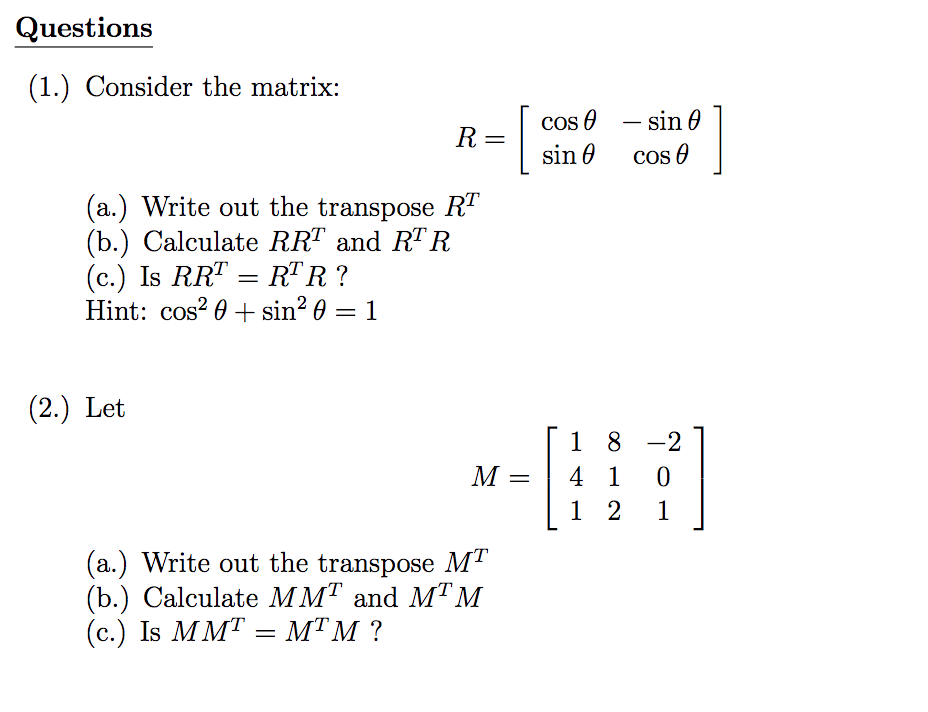 Image feature of matrix Re{ˆRRe{ˆ Re{ˆR R R}. From top to bottom, θ =