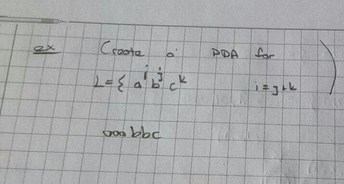 Create A Pda For L A I B J C K I J K c Chegg Com