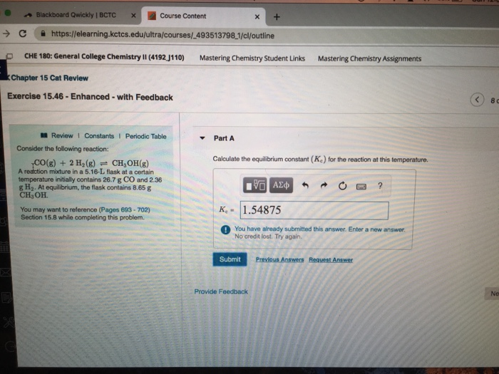 Solved: Blackboard Qwickly BCTC Course Content Https://e Chegg com