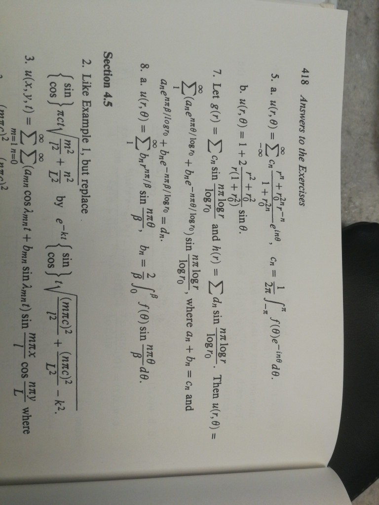 Need Help With Exercise 7 Use Fourier Series To S Chegg Com