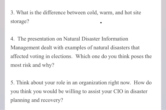 Solved What Is The Difference Between Cold Warm And H Chegg Com