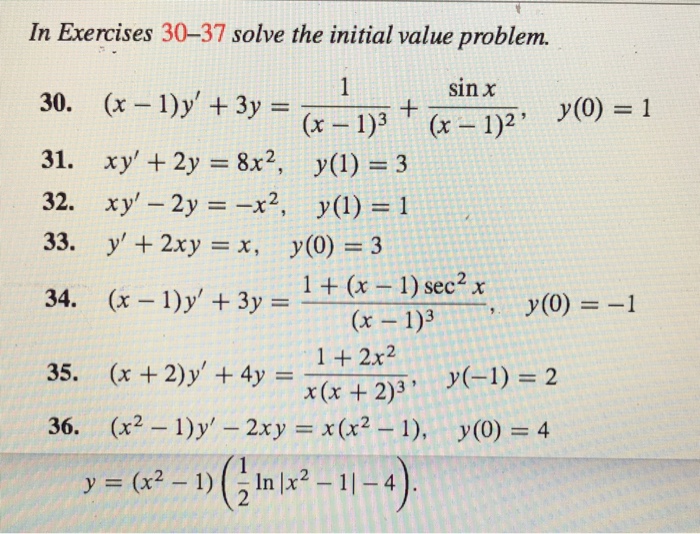 Please Only Solve 36 With The Steps The Last Line Is Chegg Com